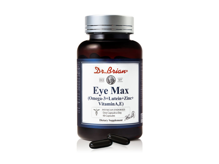 DR BRIAN EYE MAX Omega 3 Lutein Zinc VitaminA VitaminE 90