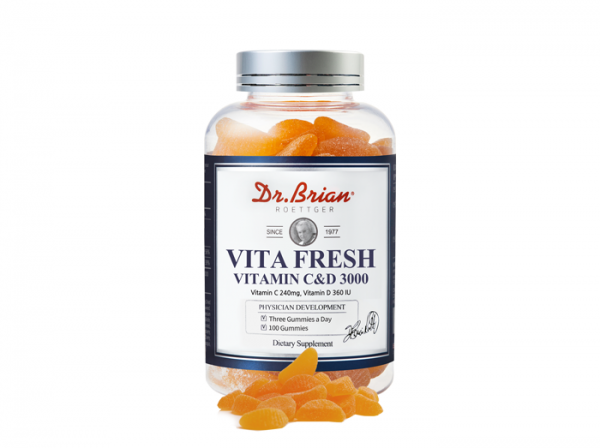 Dr Brian VITA FRESH Vitamin C&D 3000 Gummies