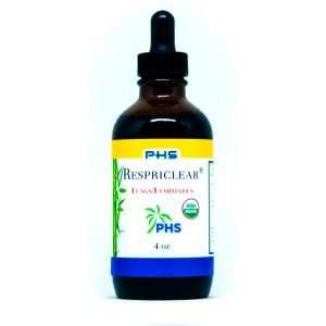 PHS RespriClear 4 oz Natural Respiratory Supplement Bottle
