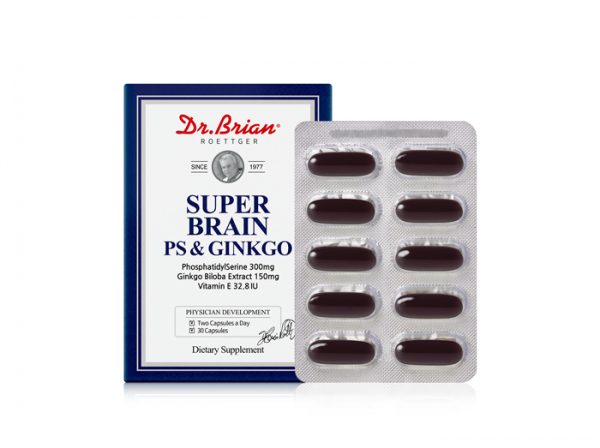 Dr. Brian Super Brain Supplement with PS and Ginkgo.