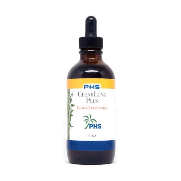 Pacific Health Sciences Clearlung Plus Herbal Supplement 4oz Bottle Cough Mucous Phlegm