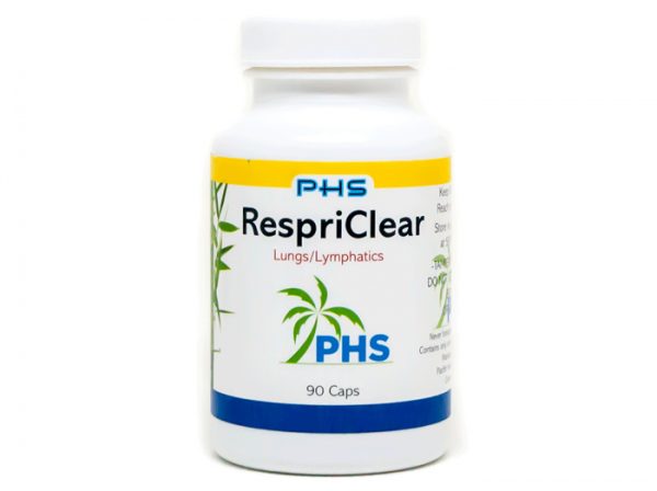 PHS RespriClear 90 Capsules Bottle for Lung Support